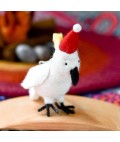 Christmas Ornament | Felt Australian Cockatoo